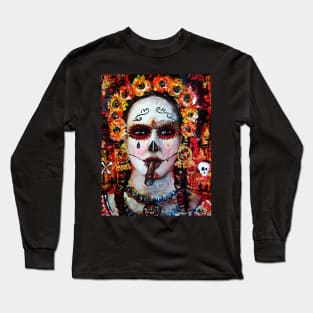 La Fumeuse de Puros Long Sleeve T-Shirt